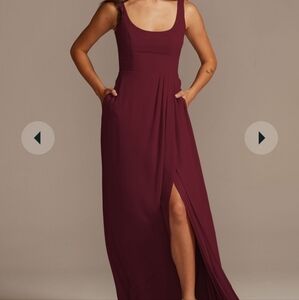 David's Bridal Bridesmaid Dress.